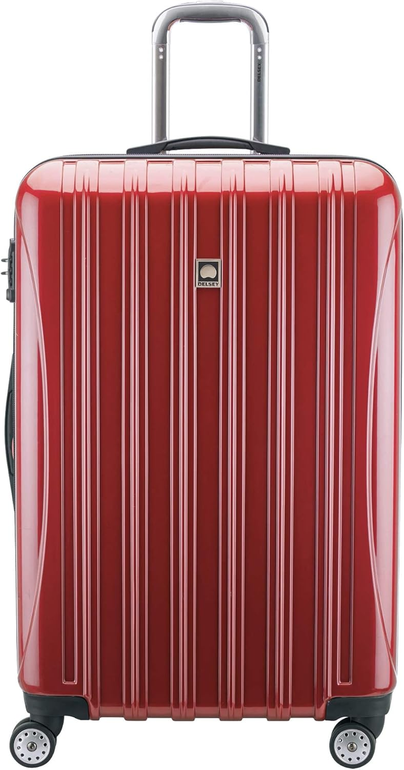 DELSEY Paris Helium Aero Hardside Expandable Luggage with Spinner Wheels, Titanium, Checked-Large 29 Inch, Helium Aero Hardside Expandable Luggage with Spinner Wheels