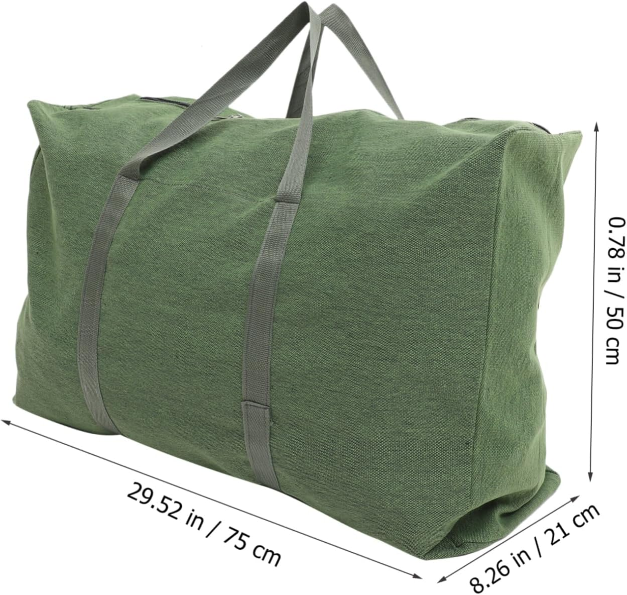 NAMOARLY Gym Sports School Travel Moving Bag Large Duffle Luggage Canvas Storage Bag image number 3