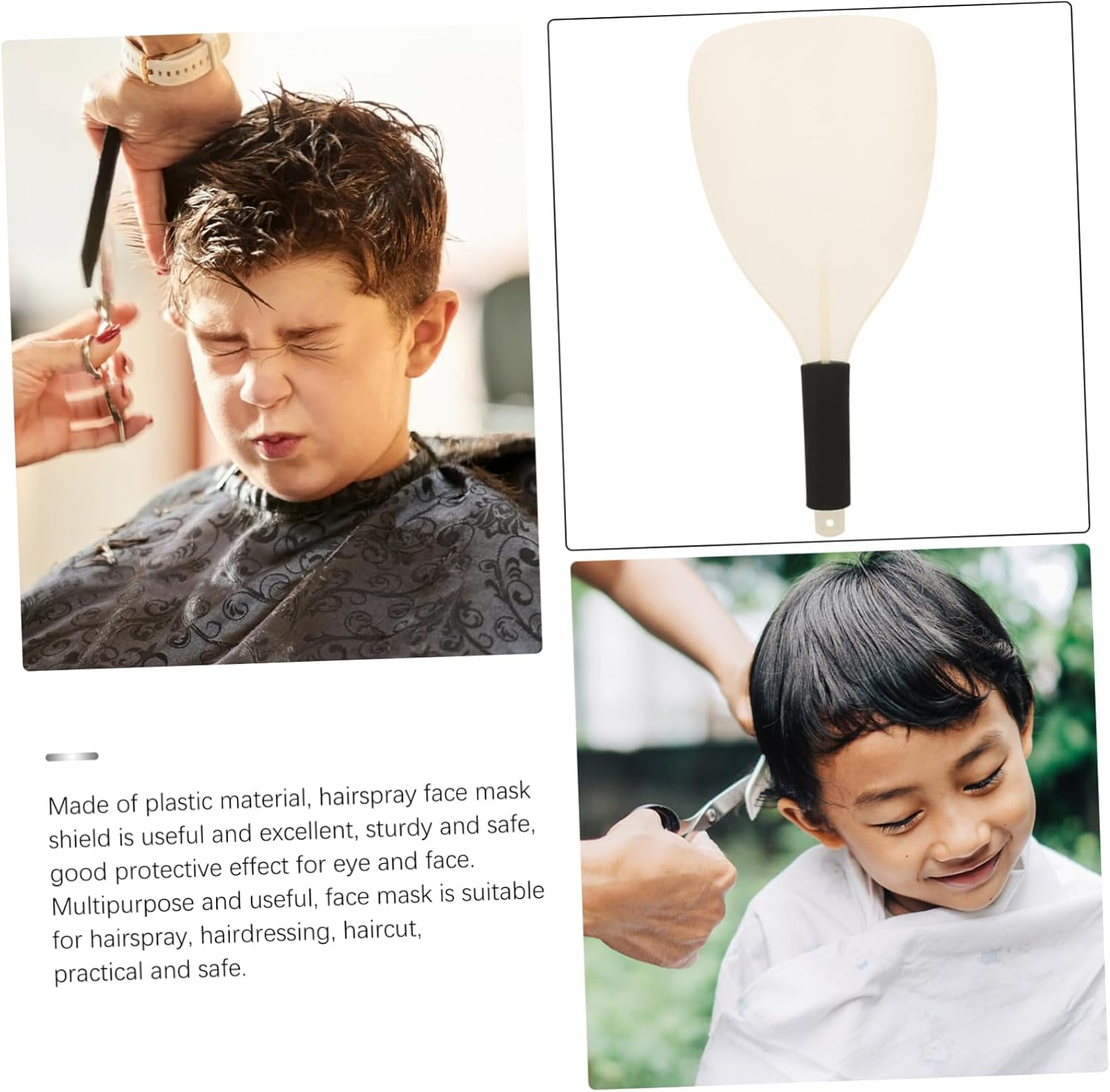 MOTHNUR Haircut for Barbershop &ndash; Yellow Hairspray Protection 1-Pack Plastic for Hair Salon Use Hairdressing Tool for Professionals image number 4