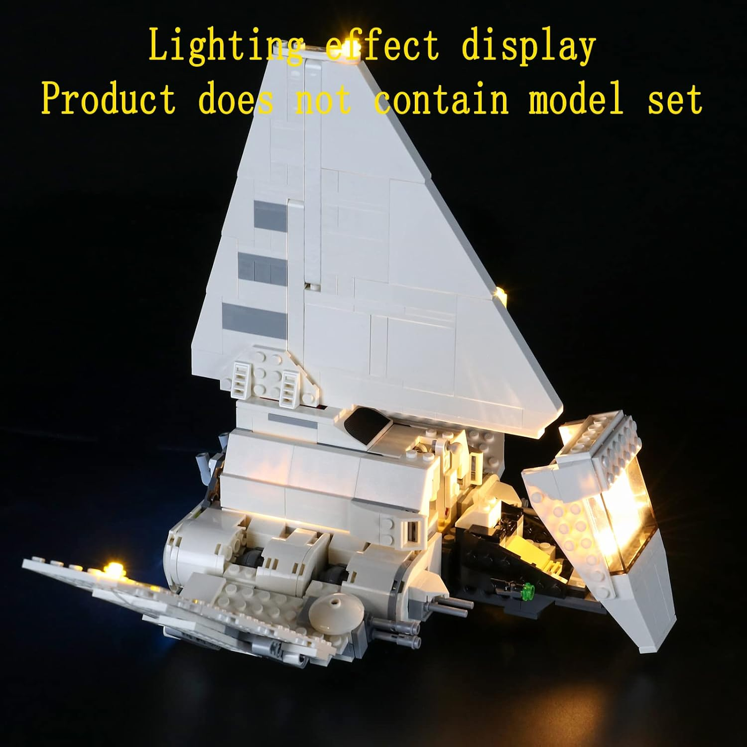GEAMENT LED Light Kit Compatible with  Imperial Shuttle - Lighting Set for 75302 Building Model (Model Set Not Included)