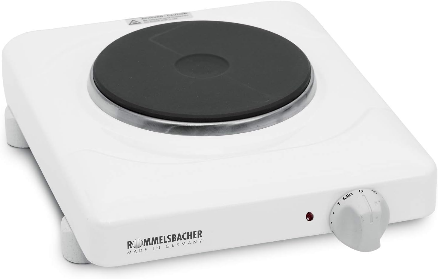 Rommelsbacher Single Hotplate THS 1090 - Made in Germany, 1 Cast Heating Plate 145 Mm Diameter, Fire-Enamelled Housing, 7-Stroke Switch, Power-Controlled Control, Overheating Protection, 1000 Watt, image number 6