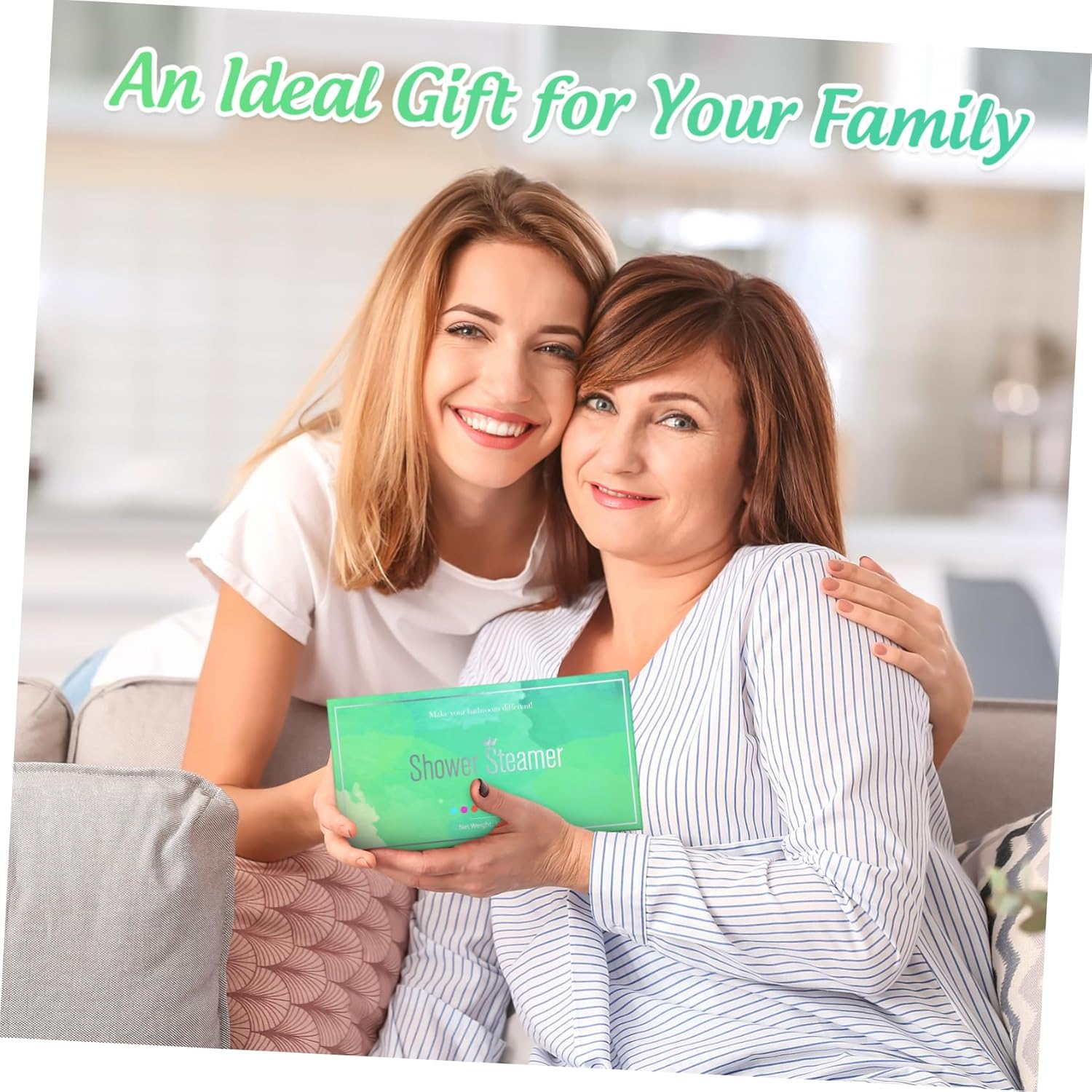 Healeved 8Pcs Aromatherapy Shower Steamers Bath Aroma Salt Tablets Natural Essential Oils for Women Relaxing and Moisturizing Bath Experience image number 2