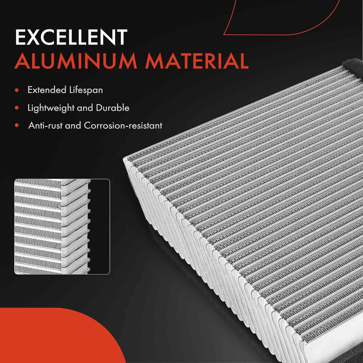 A-Premium A/C Evaporator Core Replacement for Mercedes-Benz X164 GL350 2010-2016 GL320 GL450 Front