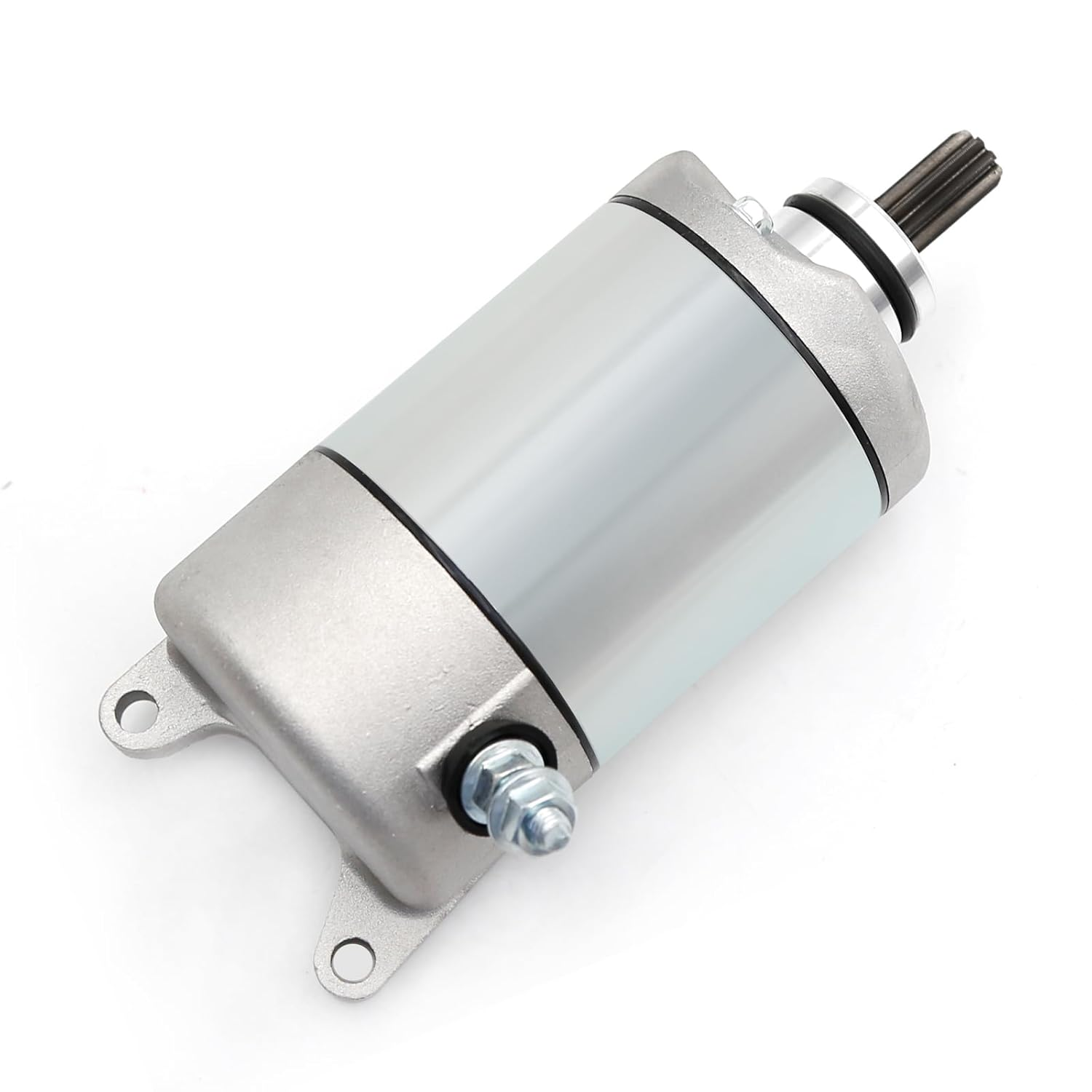 Starter Motor Assembly Replacement for Yamaha ATV Yfm350 Yfm35 Yfm 350 Bruin Grizzly 350 2004-2015, 3He818900000,Replacement for Woverine image number 4