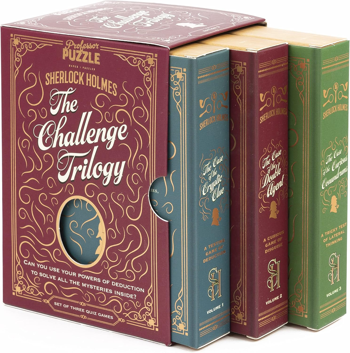 Professor PUZZLE Sherlock Holmes the Challenge Trilogy Brain Teaser Card Games image number 6