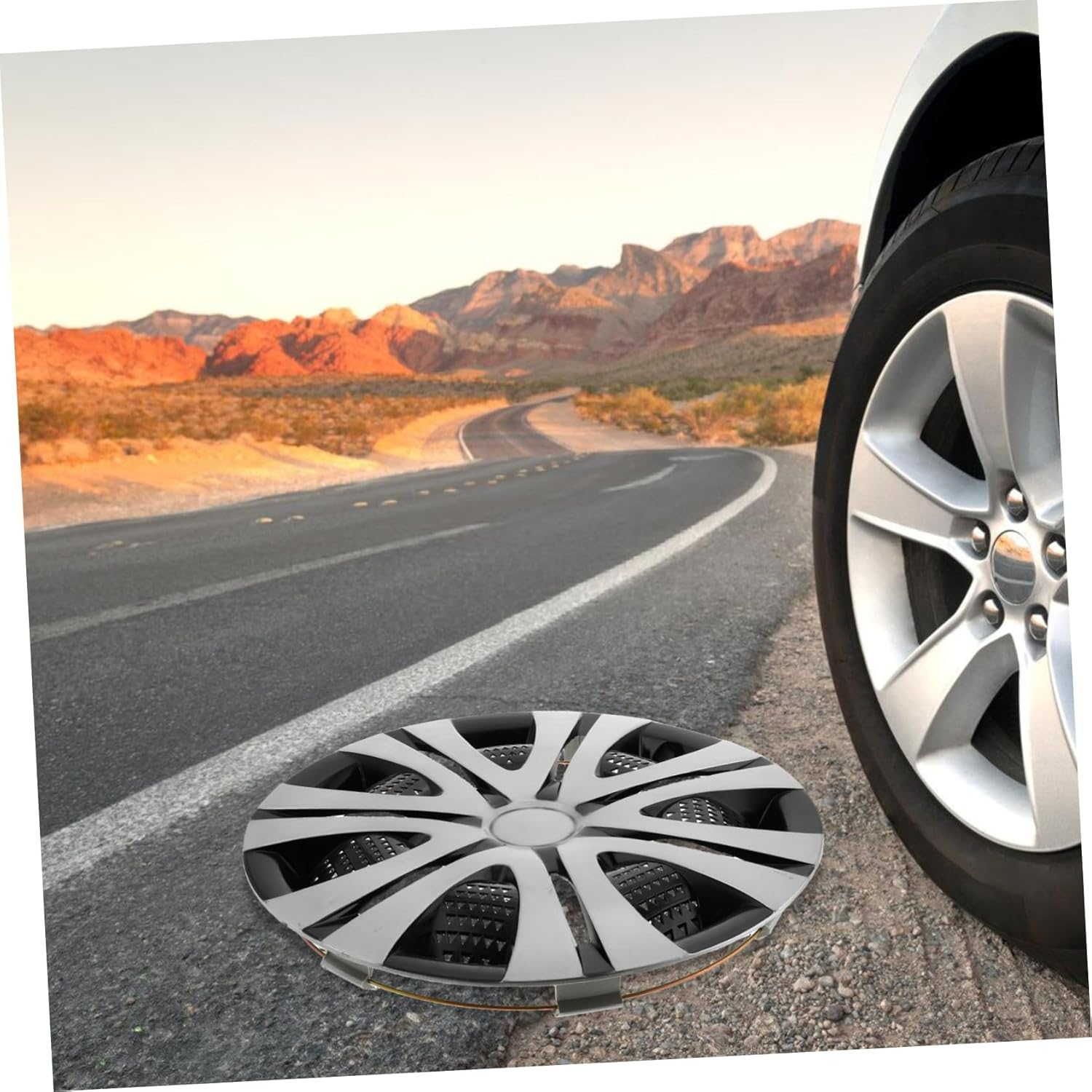 GANAZONO Car Wheel Hub Caps Stylish for Your Wheels Easy Installation Design for Vehicle Decoration and Rim Cover Accessories