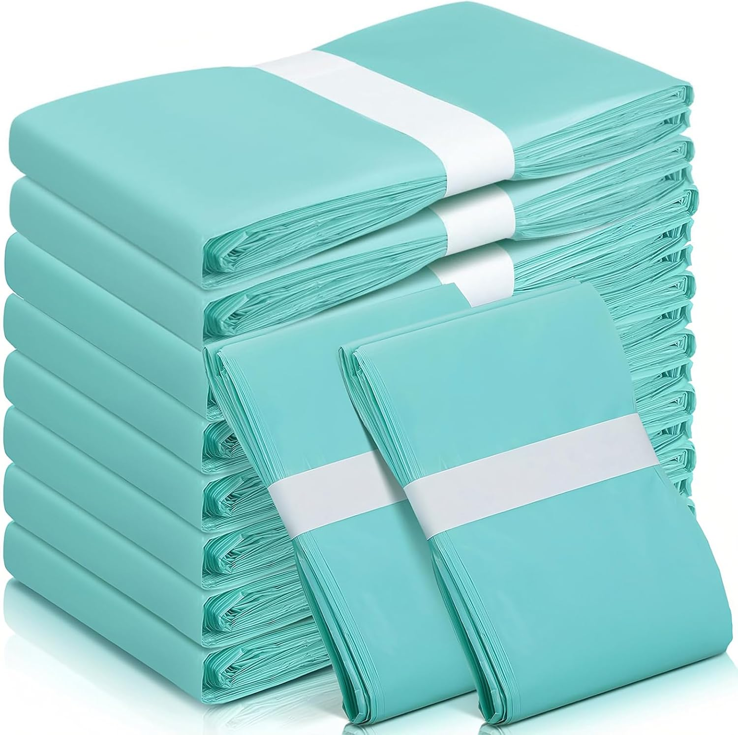 10 Pack Nappy Bin Liners Refill Bags Compatible with KORBELL 16L,Newborn Baby Diaper Pail Liner Odour-Proof,Holds up to 1200 Nappies(10 Meters Each) (Green) image number 3