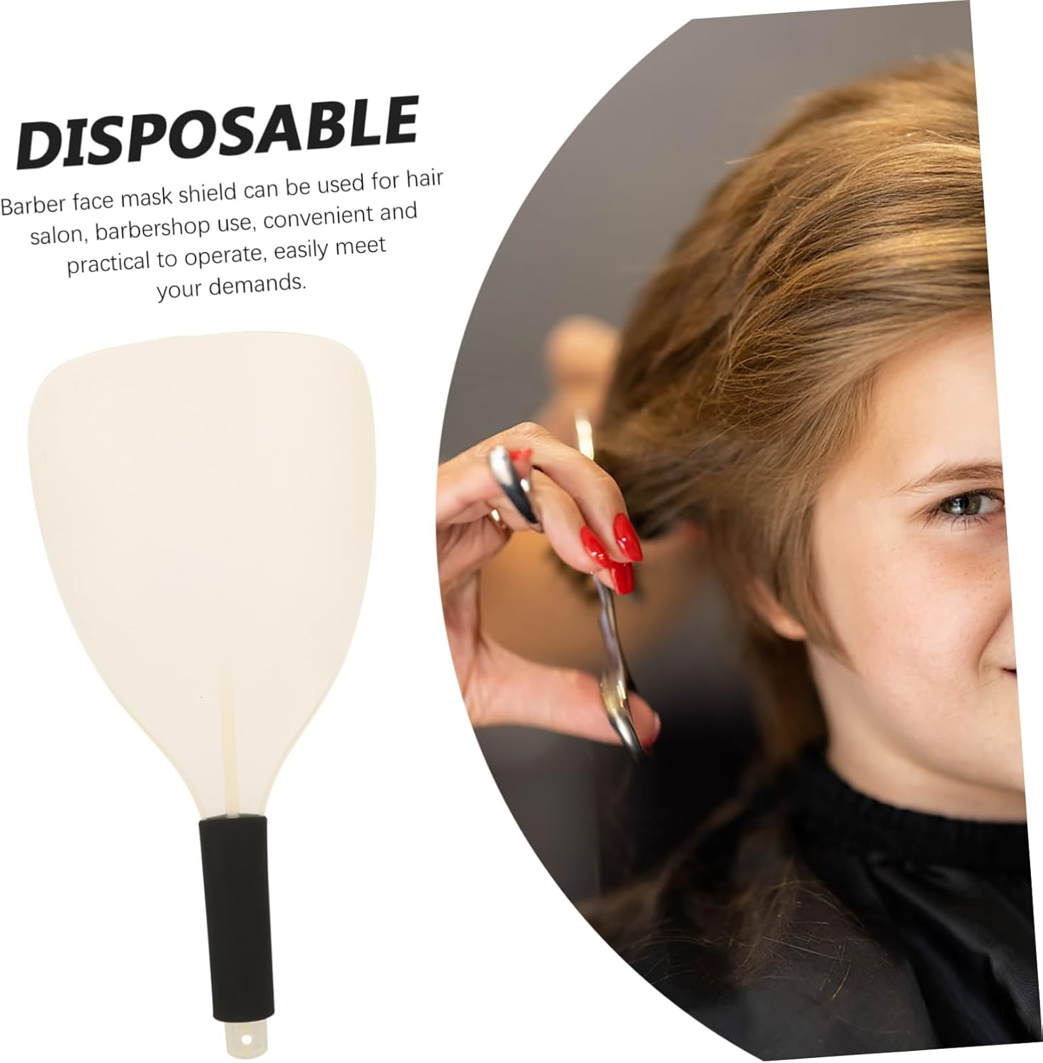 MOTHNUR Haircut for Barbershop &ndash; Yellow Hairspray Protection 1-Pack Plastic for Hair Salon Use Hairdressing Tool for Professionals image number 1