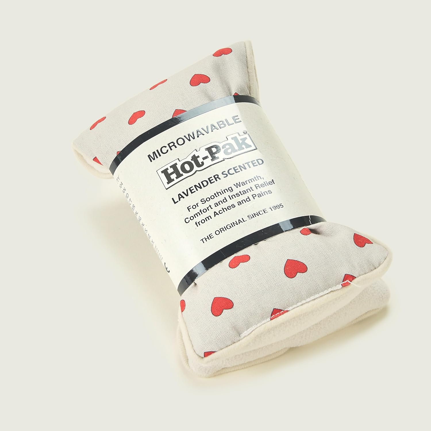 Warmies Hot-Pak Love Hearts Microwavable Weighted Headpack with French Lavender Scent. Hot or Cold Wheat Bag for Cool Relaxation and Warm Relief