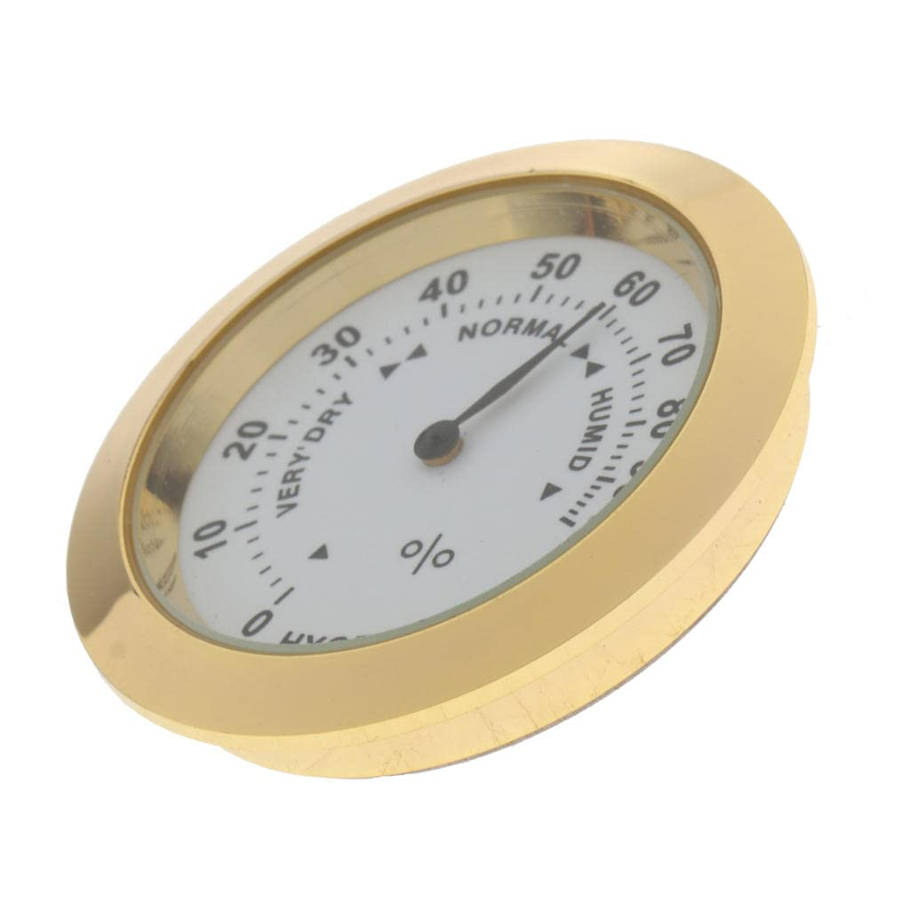 KESOTO Golden Hygrometer Guitar Moisture Monitor for Hotel, Home, Office image number 5