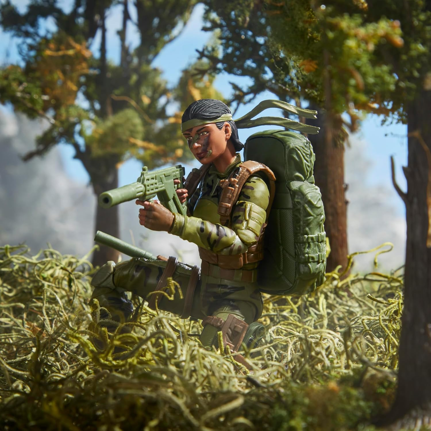 G.I. Joe Classified Series 60Th Anniversary Action Marine - Sniper, Collectible 6 Inch Action Figure with Ghillie Suit and 19 Accessories image number 5