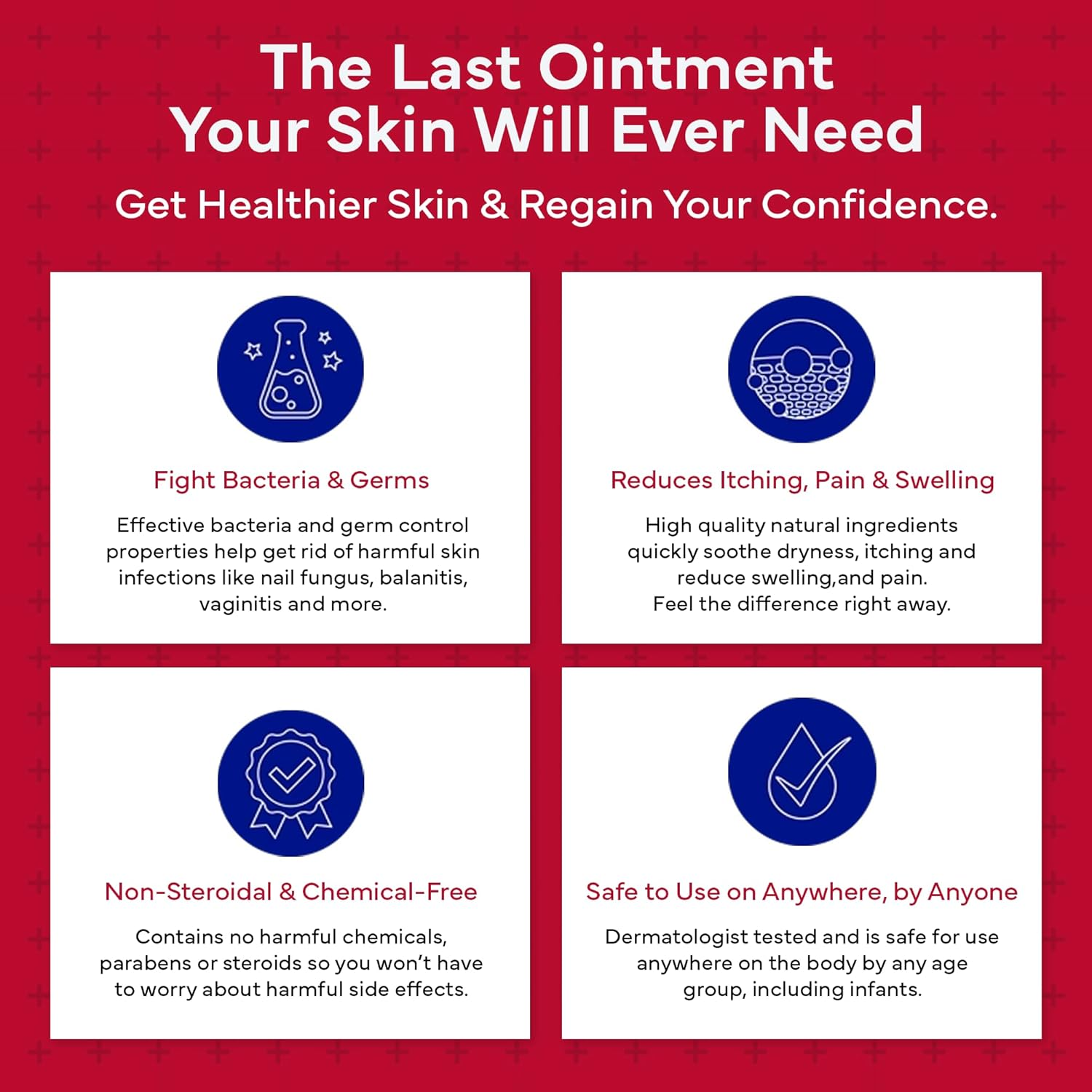 Emuaid EMUAIDMAX Ointment, Maximum Strength Multi-Purpose Barrier for Dry, Itchy, Sensitive or Cracked Skin, Soothing Steroid-Free Fragrance-Free Ointment for Sensitive Areas, 2Oz image number 5