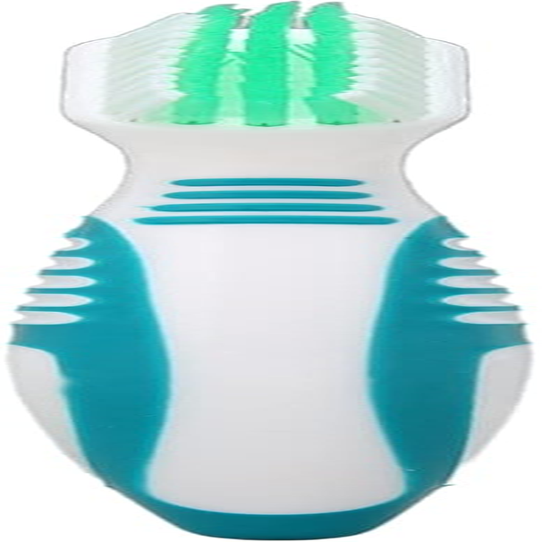 Fdit Denture Cleaning Brush, Effective Plaque & Stain Remover for Partial, Full & Half Dentures, Safe Plastic Cement Design for Daily Oral Care image number 6