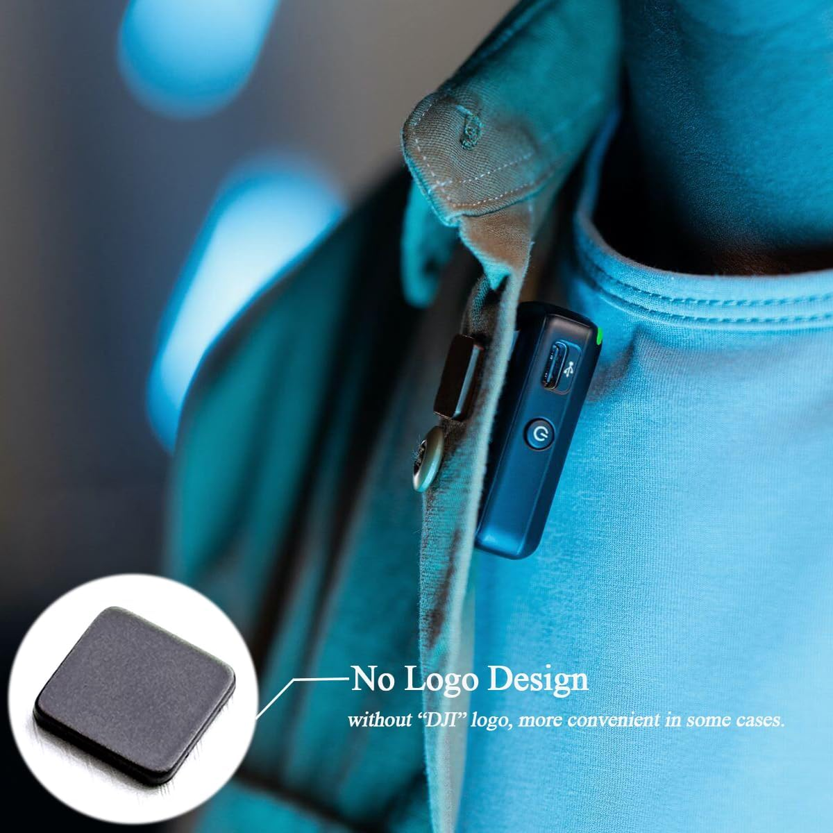 Imusk 1-Piece Original for DJI Mic Clip Magnet, Clothes OEM Magnetic Mounting Accessories for DJI Mic Transmitter(1St Gen), Also Fit DJI Mic Mini and DJI Mic 2