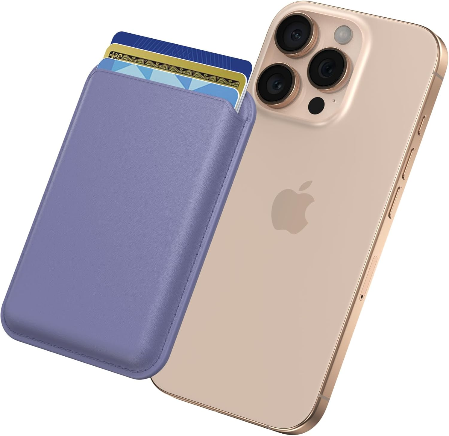 Magsafe Wallet Magnetic Card Holder, Premium Vegan Leather Phone Wallet for Phone Card Holder for Iphone 16 plus Pro Max 15 14 13 12 Series