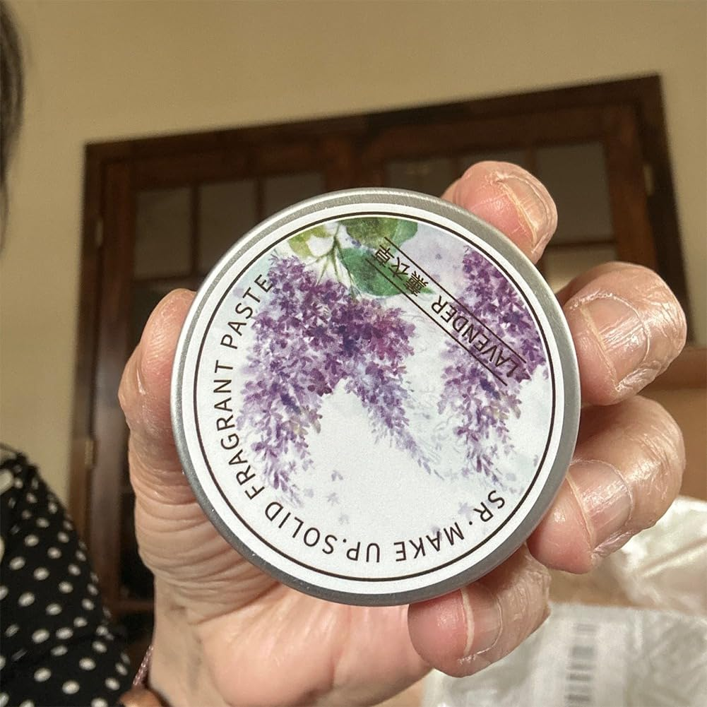 FUWIND 5 Pcs Women Solid Perfume Portable Solid Balm Long-Lasting Fragrances Elegant Female Solid Perfumes(Cherry Blossoms) image number 1