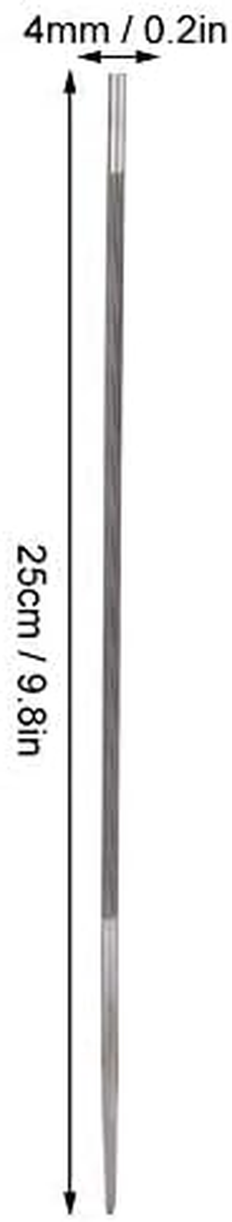 Chainsaw File, 4MM Professional Circular Chainsaw Chain Sharpening Files Set Multifunctional Hand Files Saw Sharpener Accessories for Home Garden Woodworking Cabinetmaker Carpenter image number 6