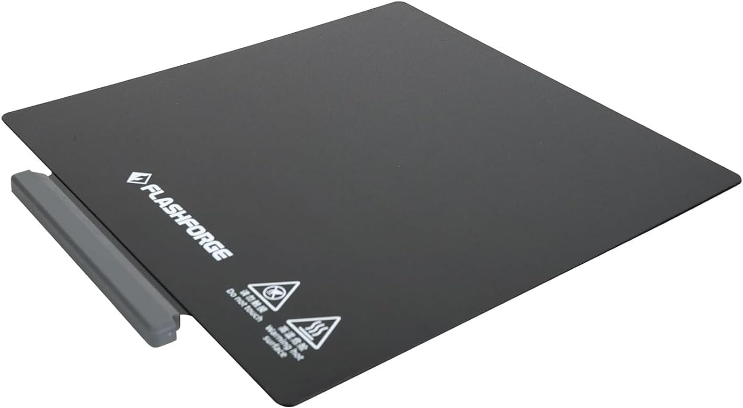 FLASHFORGE Smooth PC Platform for Adventurer 5M/Pro/Ad5X, Rigid & Perfectly Flat Build Plate for High-Temp Filaments, Superior Adhesion for ABS, ASA, PC with Warp-Free Prints image number 1