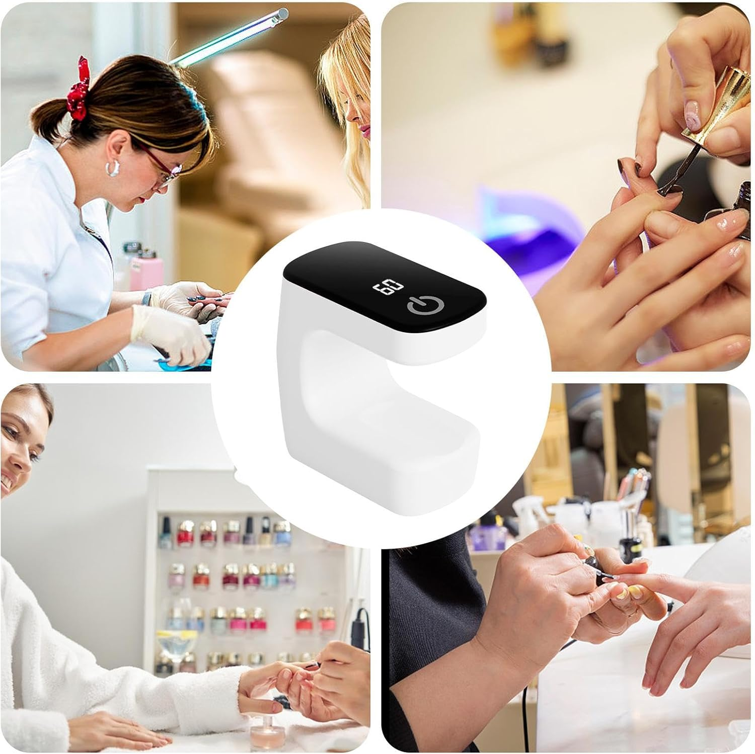 Furtryvl Nail UV Light - LED UV Lamp Nail Polish,Manicure Curing Light for Home Salon Women Girls Students Enthusiasts Busy Professionals Beauty Lovers Travel image number 5