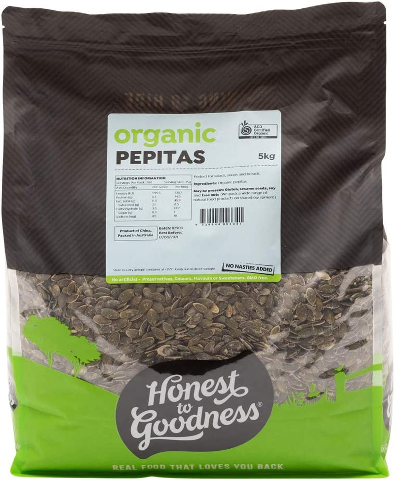 Honest to Goodness Organic Pepitas, 5 Kg image number 3