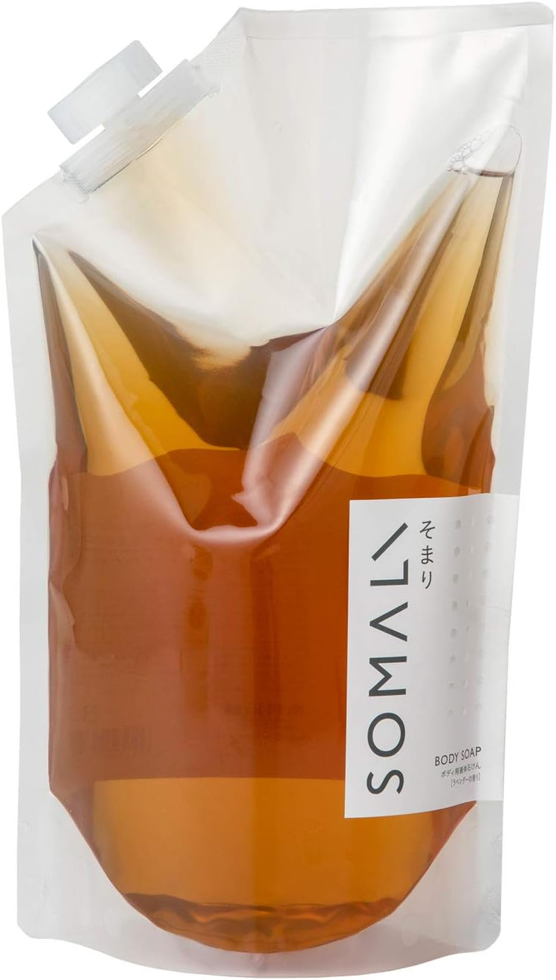 Somari Body Soap, Lavender, Refill, 3.3 Fl Oz (1 L)