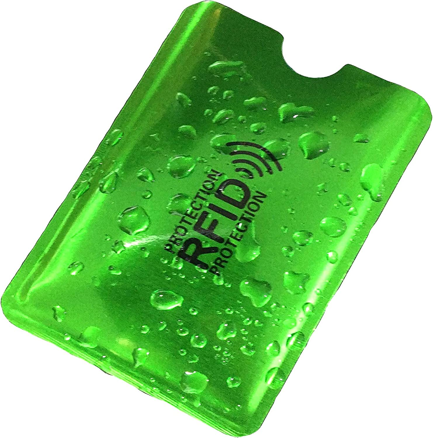 16 RFID Blocking Sleeves Set (10 Credit Card Holders & 4 Passport Protectors) Identity Theft Protection Secure Sleeves Set.Waterproof Aluminum Foil Slim Design Easily into Your Wallet, Blue, image number 5