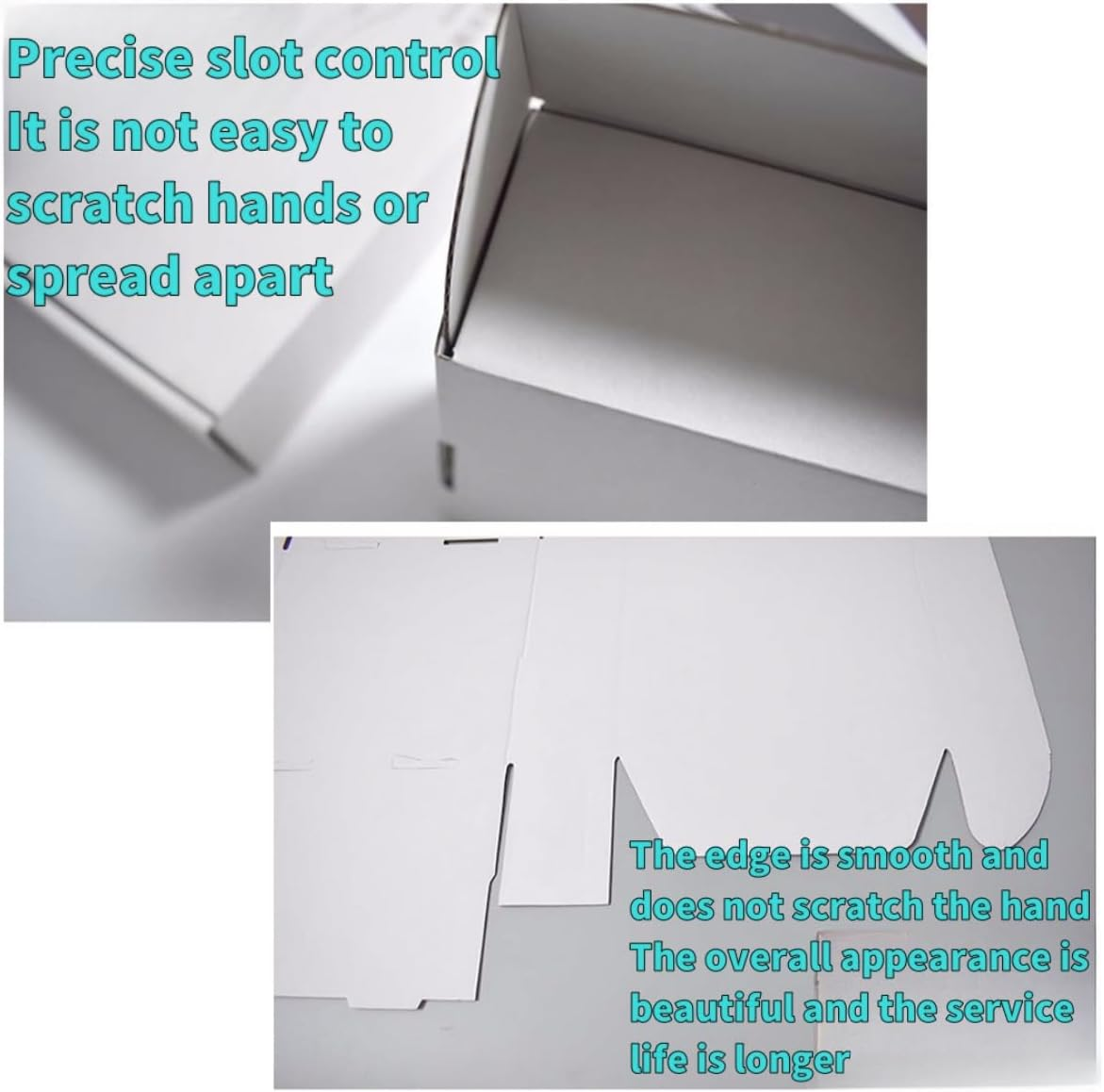 HIDOSNG White Corrugated Cardboard Shipping Boxes, 150X100X40Mm Mailing Cardboard Shipping Packaging Boxes for Small Business, Packing, Mailing, Storing, Posting (25PCS)