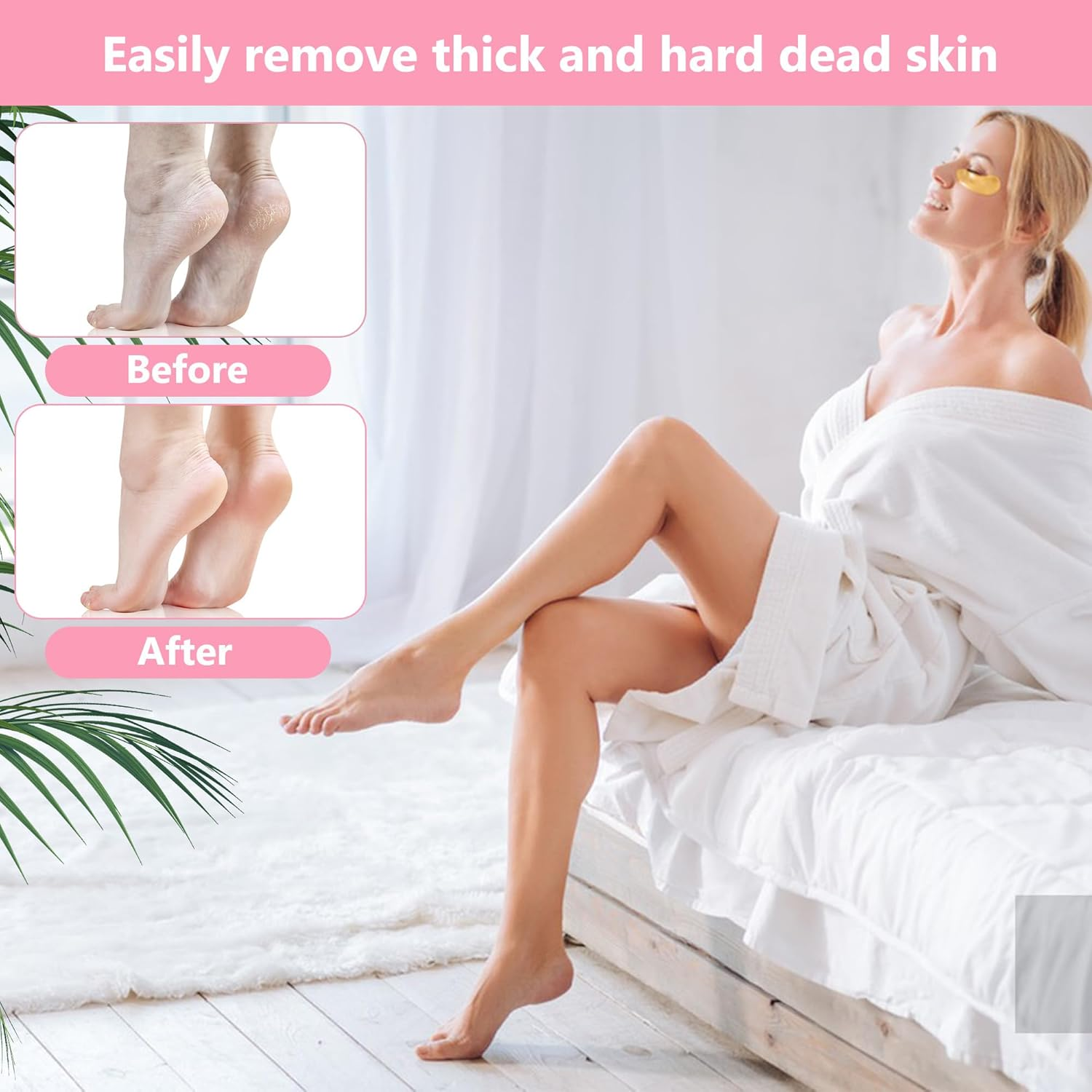 OWIIZI Foot File Pedicure Foot Scrubber for Callus Remover, Stainless Steel Foot Exfoliator Grater Feet Rasp Scraper Hard Cracked Dead Skin Removers for Wet and Dry Foot image number 4