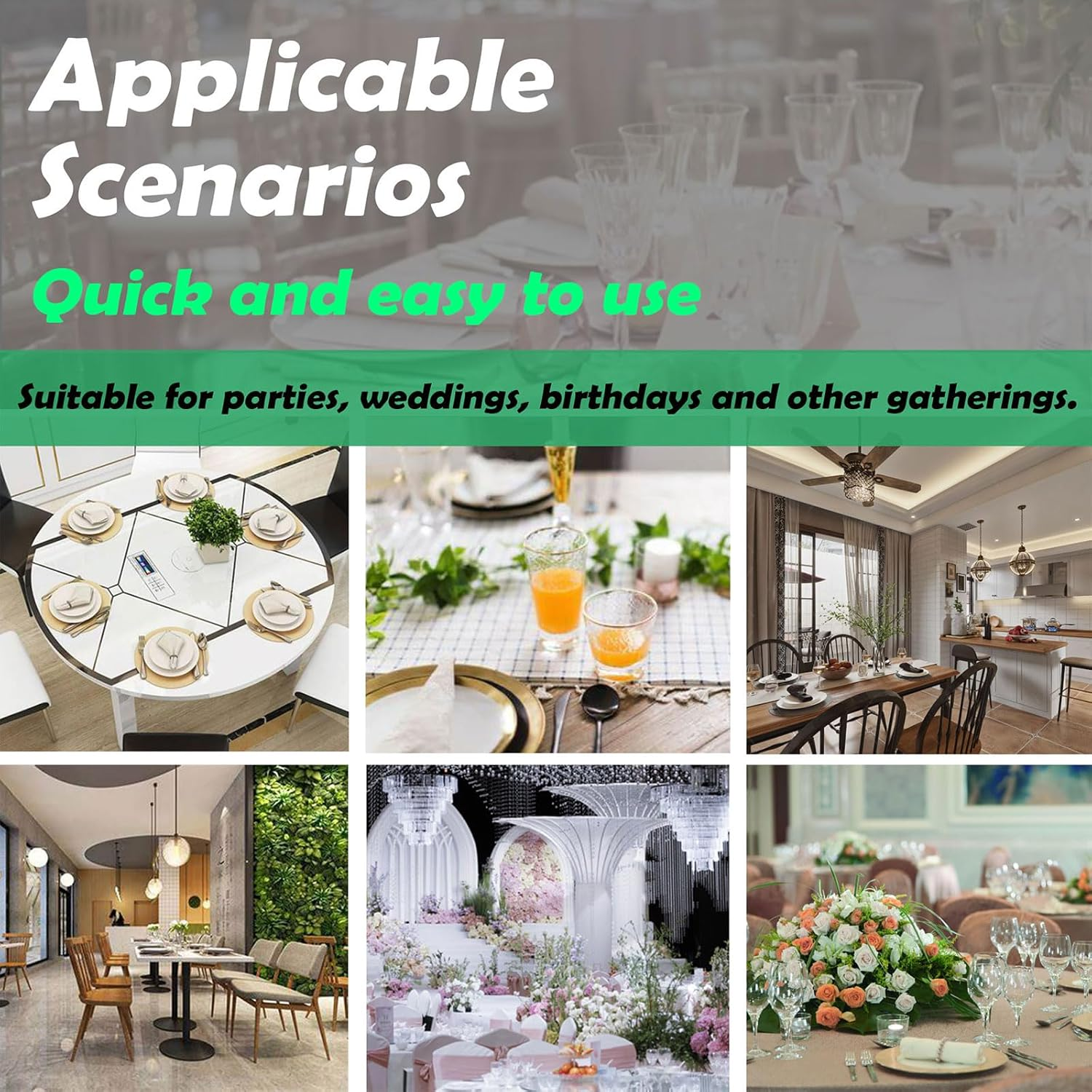 MBBUROYY Disposable Cocktail Napkins for Party,2-Ply Paper Napkins, Disposable Table Napkins,Pack of 100,Unfolded 25X25Cm,White image number 2