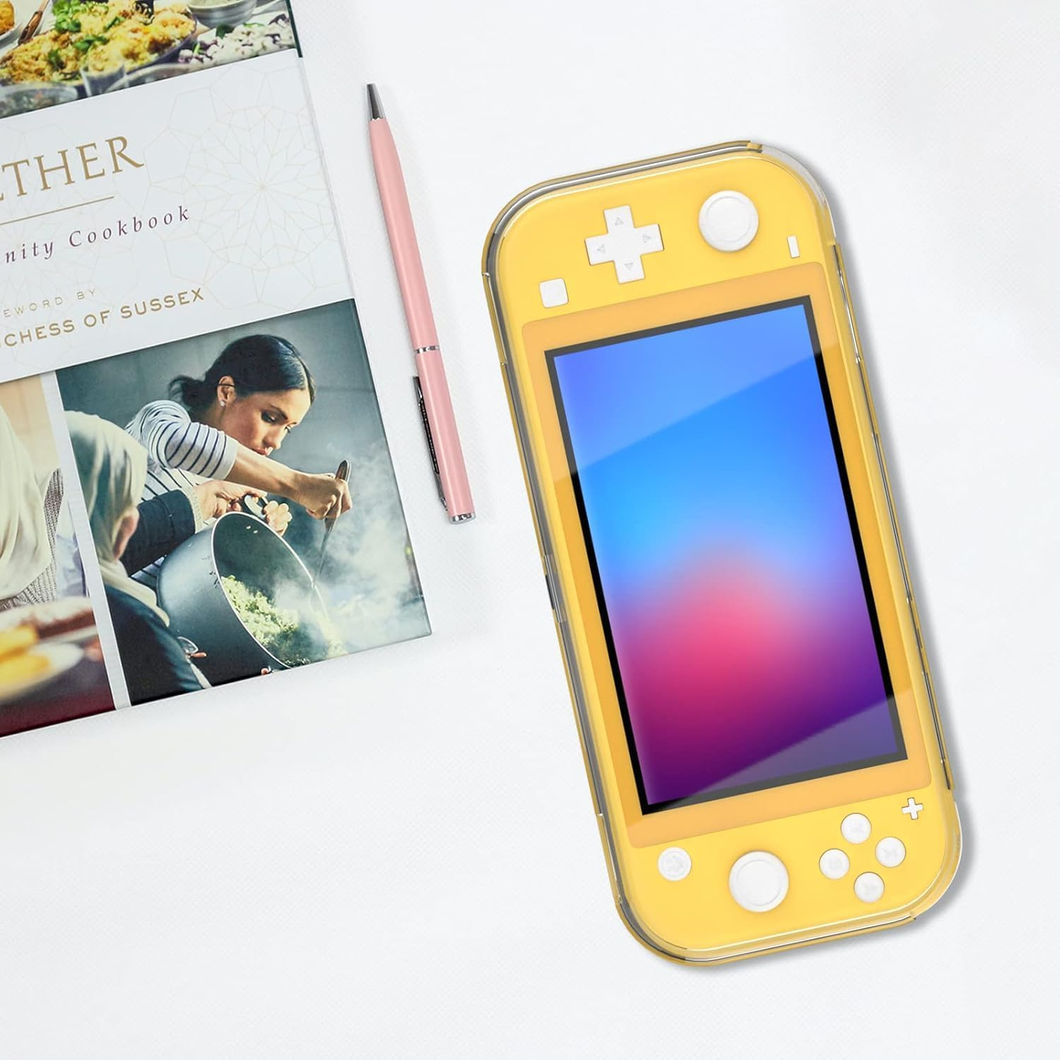 Protective Case for Nintendo Switch Lite, Glitter Bling Soft TPU Cover with Shock-Absorption and Anti-Scratch Design Protective Case - Crystal Glitter image number 3