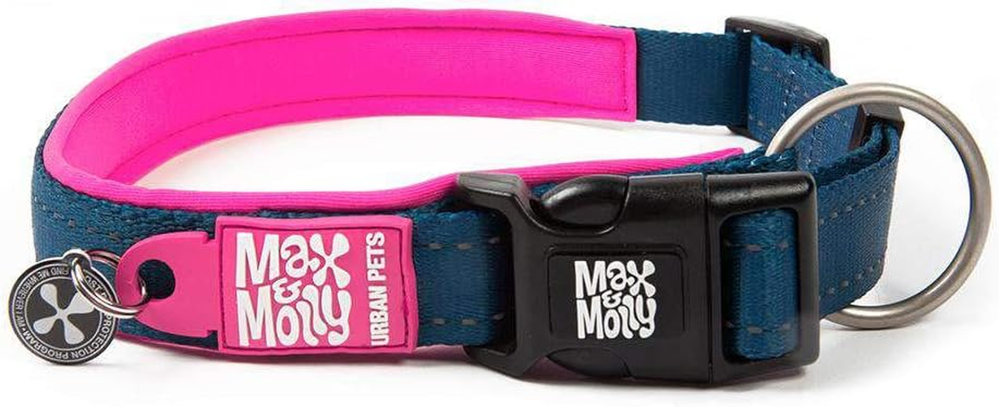 Max & Molly M&M Smart ID Dog Collar Original Gear Little Monster, X-Small
