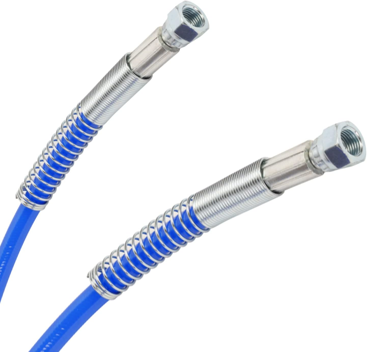 Awagas 15 M 1/4&rdquo; Airless Paint Sprayer Hose, 3500 PSI High Pressure Fiber Pipe Universal Flexible Fiber Tube Spray Hose for Sprayer Gun Sprayer Water (50 Ft-Blue) image number 6