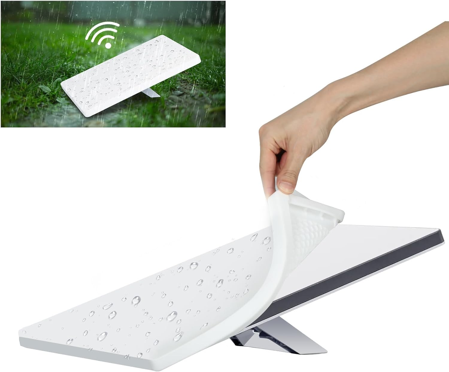 Protective Cover for Starlink Mini, Accessories Silicone Protective Case Compatible with Starlink Mini Dish Accessories Protective Shell image number 2