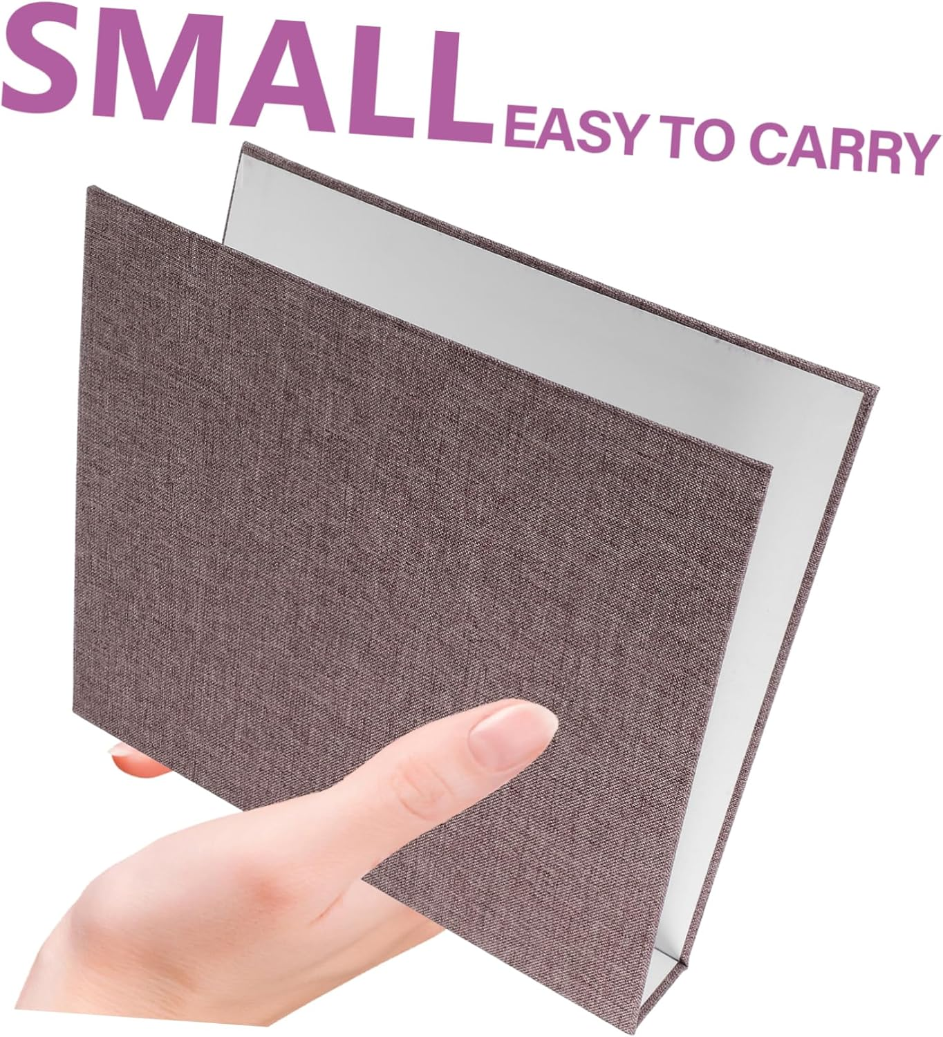 SHINEOFI Mini 3-Ring Binder A5 Binder Cover Notebook Shell Fabric Material for Students Teachers image number 6