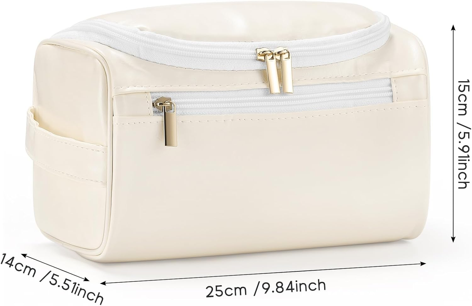 Etercycle Men'S Toiletry Bag for Hanging Toilet Bag Foldable Waterproof Travel Cosmetic Bag for Men and Women - Black image number 4