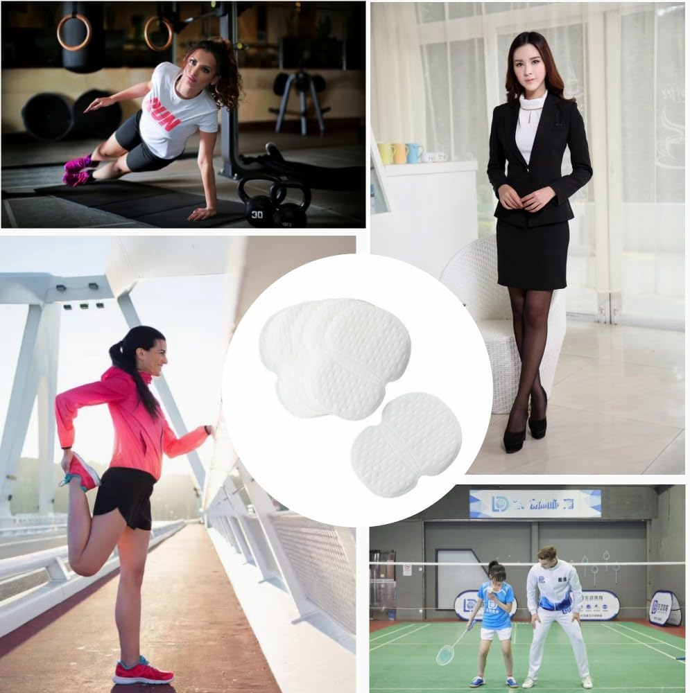 Underarm Sweat Pads,Armpit Sweat Pads for Women and Men,Premium Sweat Shield Fight Hyperhidrosis, Pads for Sweating Women,Comfortable Unflavored, Non Visible (120 Packs) image number 5