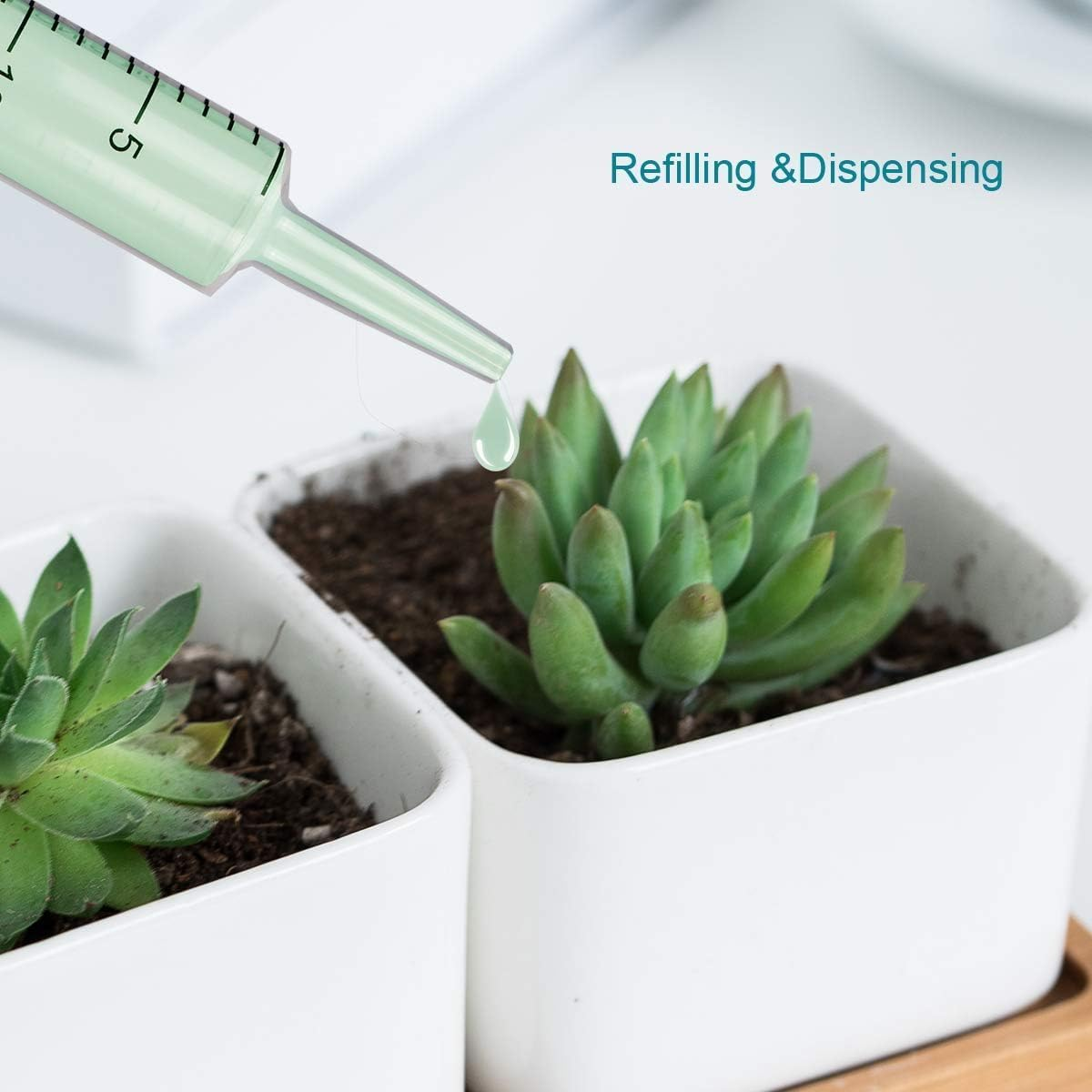 6Pcs 60Ml Syringe with Cap,Syringes without Needle with Cap Disposable Feeding Sterile Package Measuring Syringe for Liquid, Scientific Labs, Measurement, Pet Feeding ,Ink Refilling image number 6