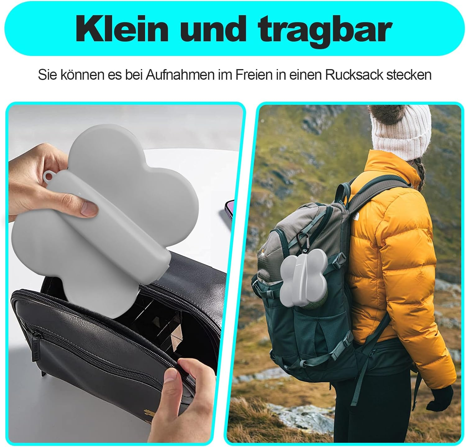 Letcdfer DJI Neo Plastic Carry Case - Grey Colour, Grey, No image number 4