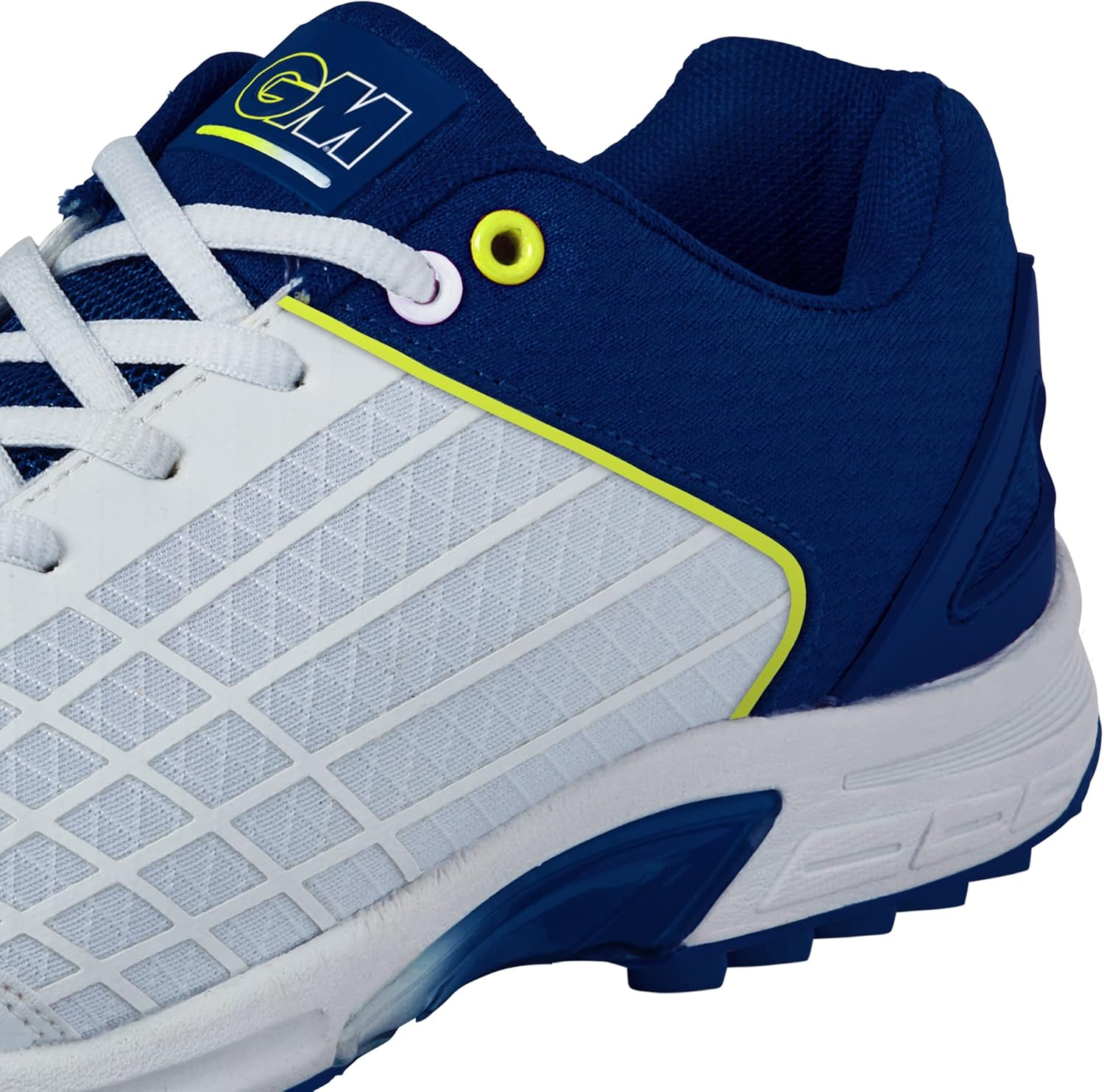 Gunn & Moore GM Rubber Cricket Shoes | All Rounder | Breathable Lightweight Seamless Engineered Knitted Mesh Upper | 2-Tone TPU Outsole | Available in Sizes UK Junior 1-6 and UK 7-13 image number 4