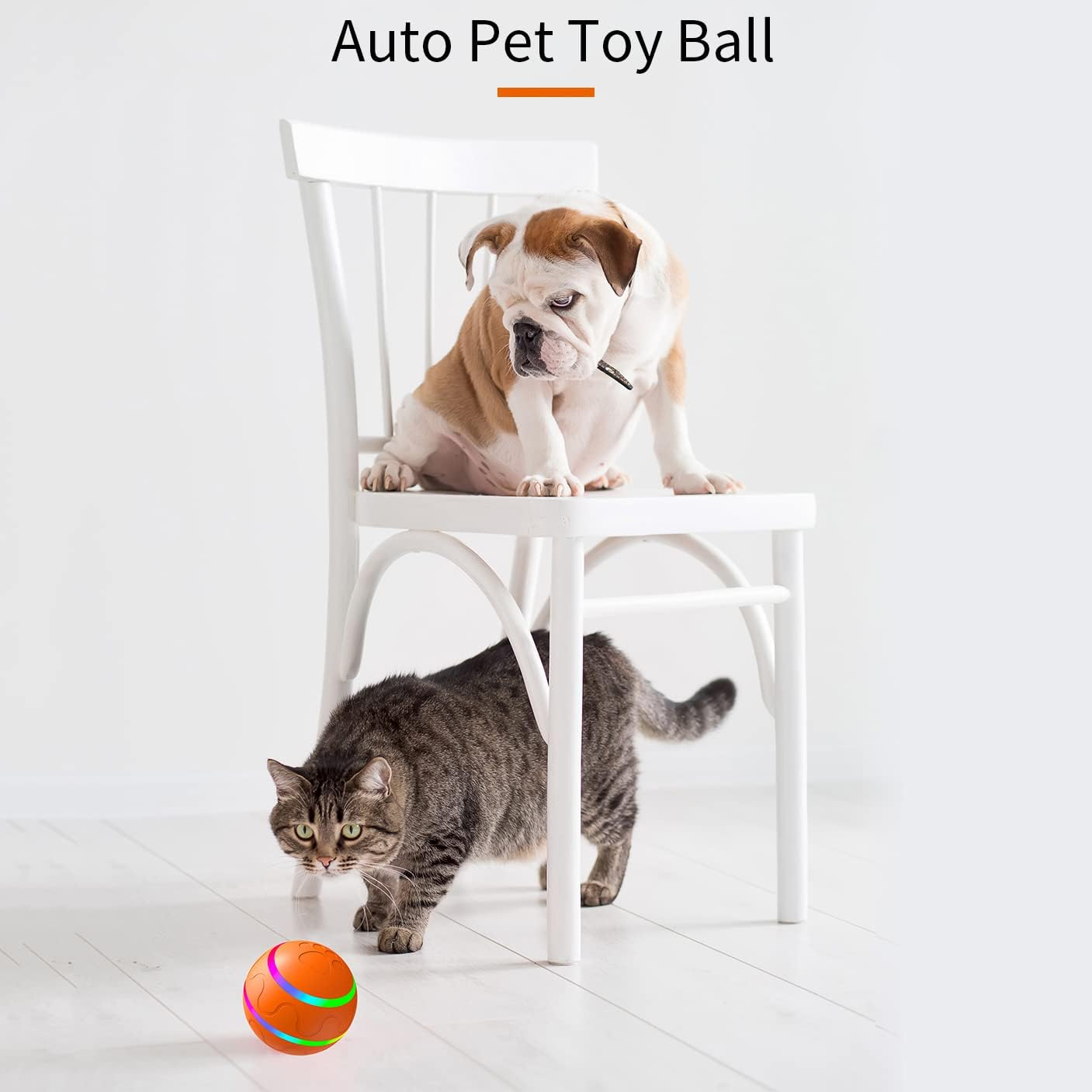 Velmoriah Interactive Dog Ball Toys, 2025 New Upgraded Smart Automatic Pet Bounce for Medium Large Dogs, Motion Activated Rolling Dog Ball, Rechargeable and Waterproof image number 2