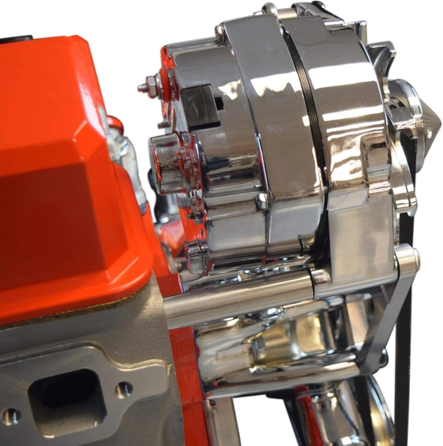 SBC Billet Adjustable Alternator Power Steering Bracket Kit LWP Chevy Small Block 551476