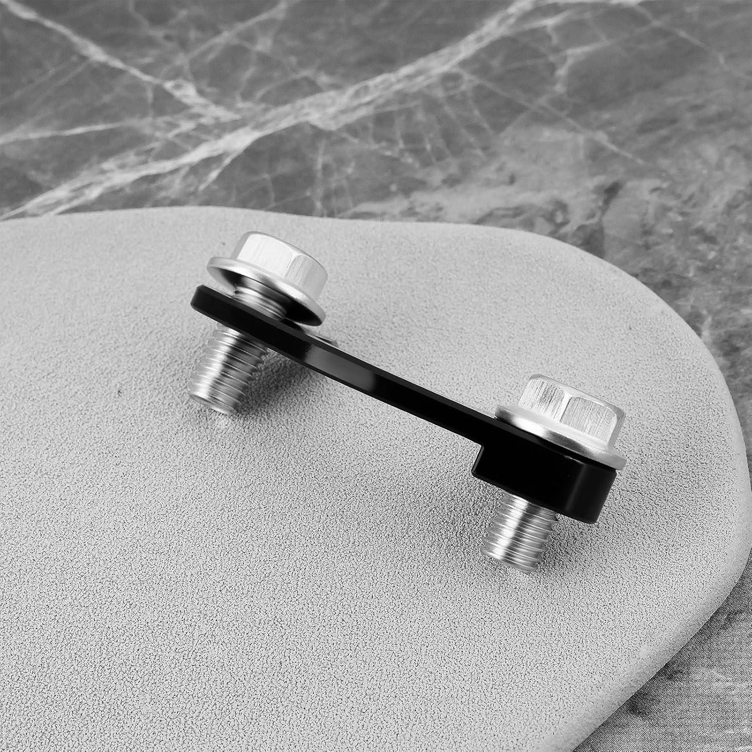 Billet Oil Pump Pickup Tube Girdle Brace Hold down with Srews Compatible with GEN III IV LS LS1 LS2 LS3 image number 2