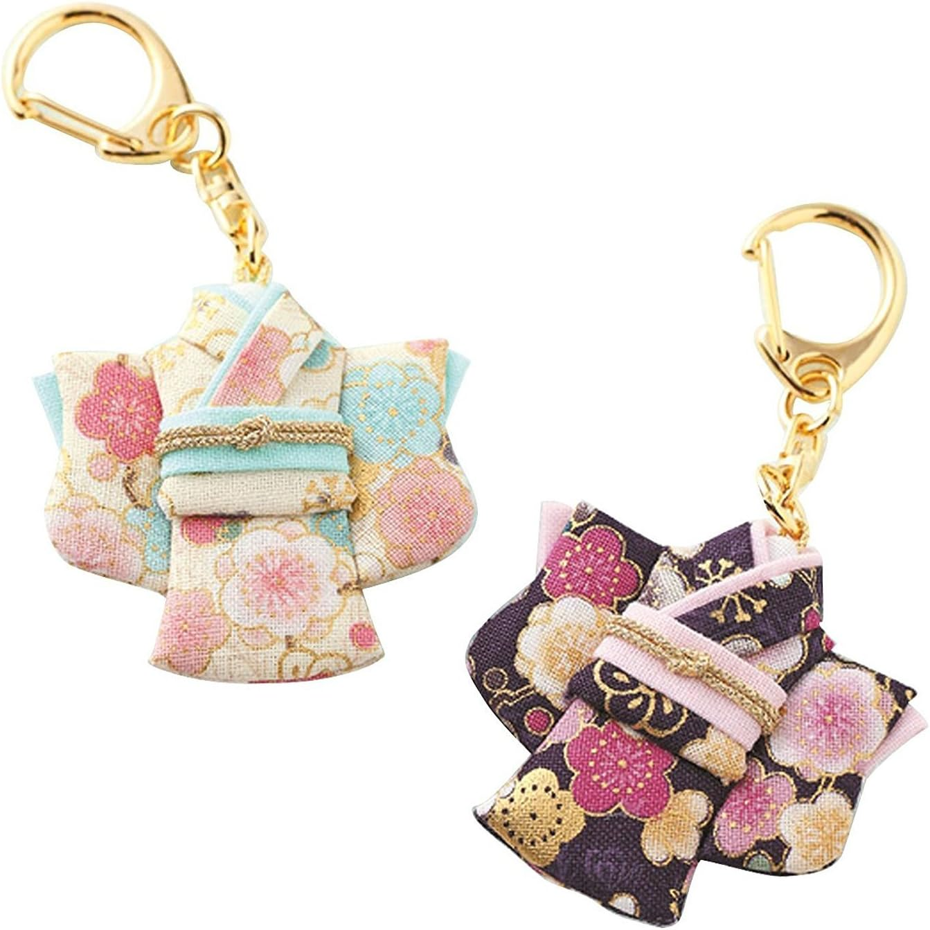 Panami LH-97 Craft Kit, No Sewing, Japanese Mini Kimono, Keychain, Handicraft, Handmade Supplies