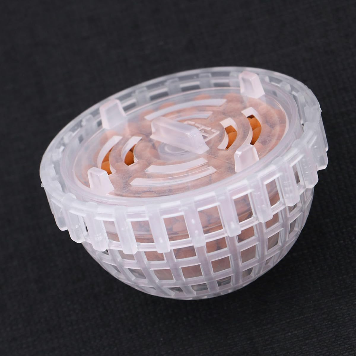 2Pcs Mineral Balls Fish Tank Aquatic Plant Breeding Spheres Hydroponic Container Holder for Small Aquarium Decoration and Root Growth image number 1