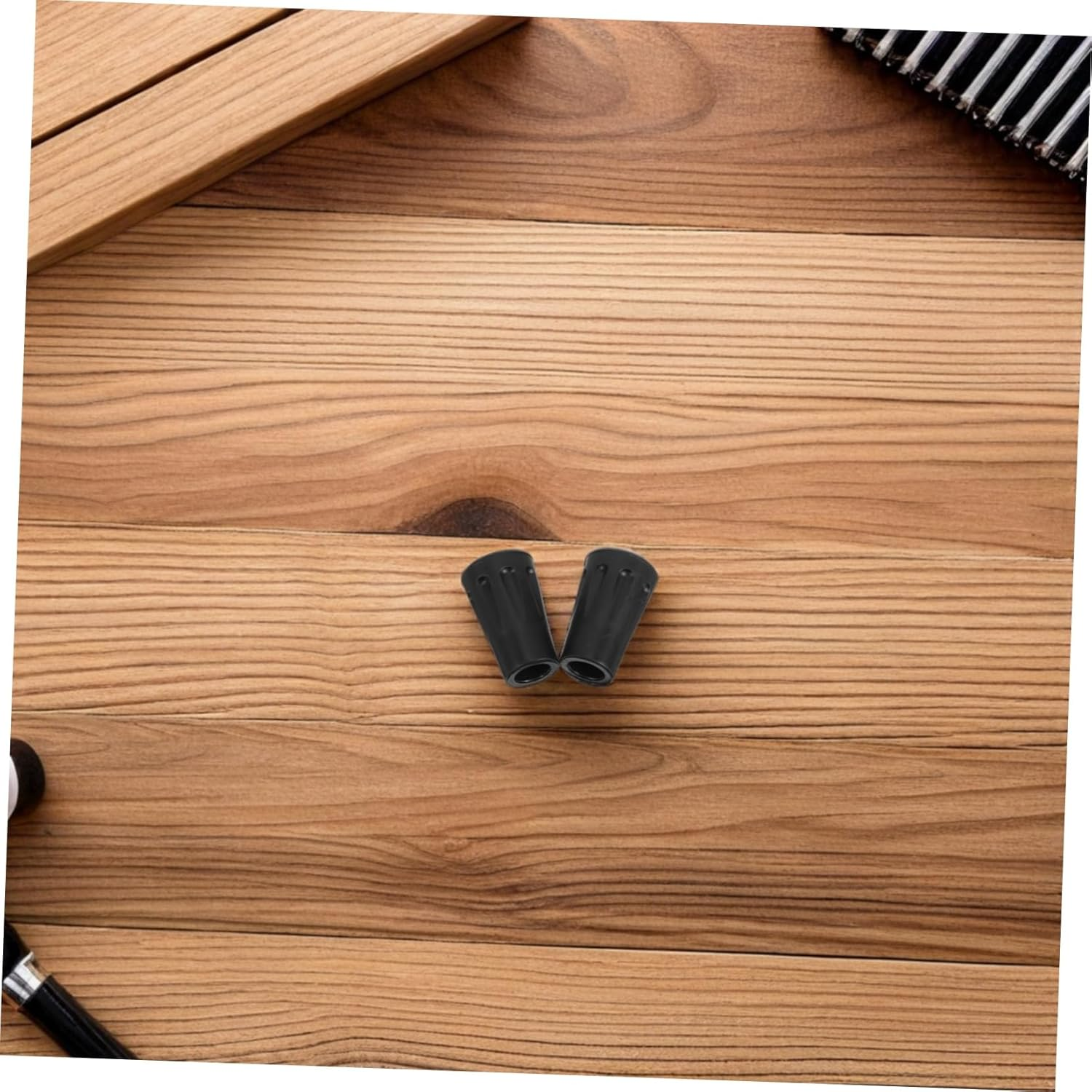 Hiking Pole Rubber Tips Replacement Durable Shock-Absorbing Walking Stick Accessories with Anti-Slip round Head for Trekking Stability and Terrain Protection