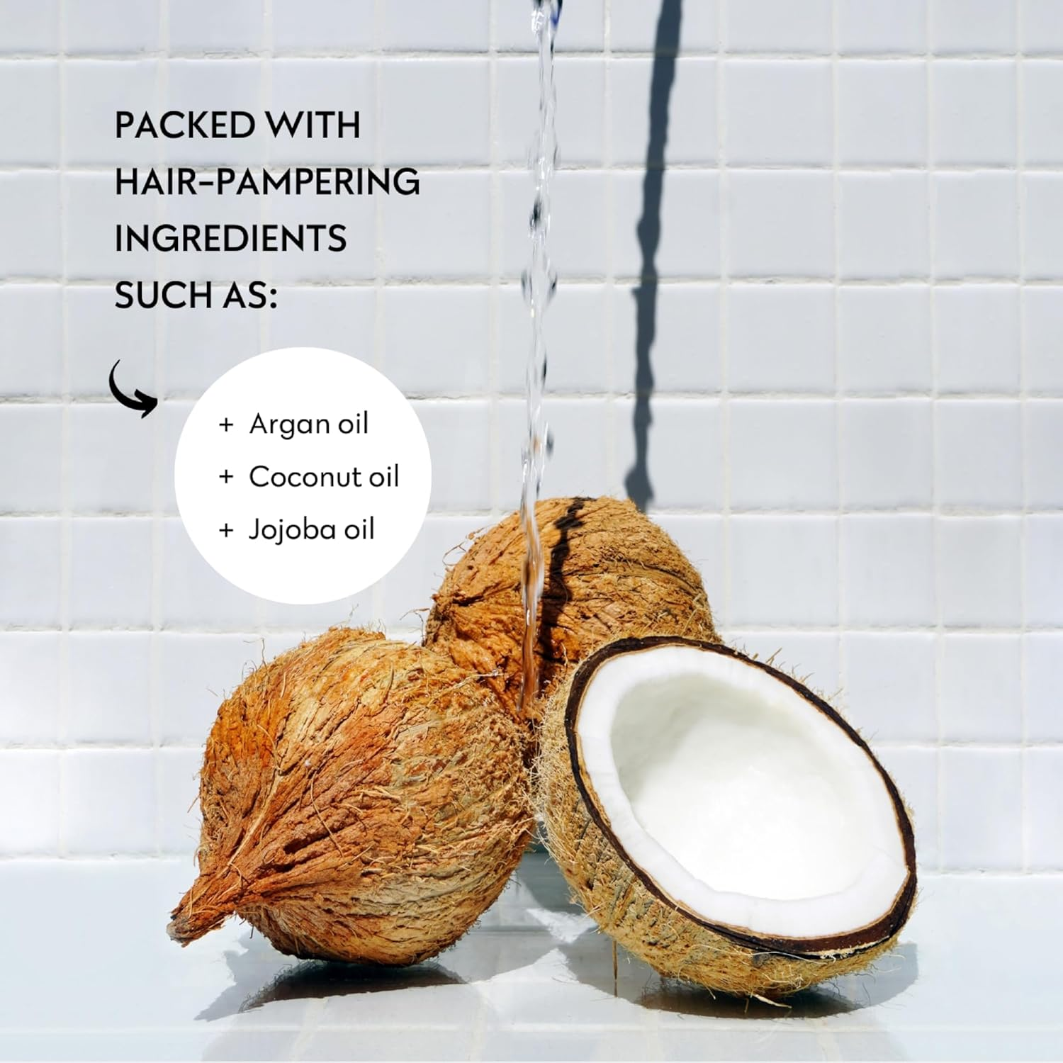 No Nothing Hair Oil - Weightless Vegan Hair Serum for Curly, Frizzy, Damaged or Dry Hair. Smoothing anti Frizz Hair Care Control Products. Paraben and Sulphate Free, Fragrance-Free image number 1