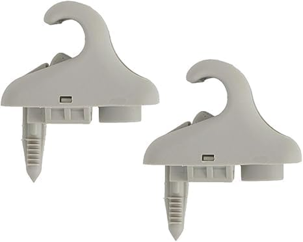Ksngtixe 2PCS Sun Visor Clips 852351C300QS - Replacement Retainer Clips Compatible with Hyundai 2002-2011, Gray Interior Car Visor Holder image number 4