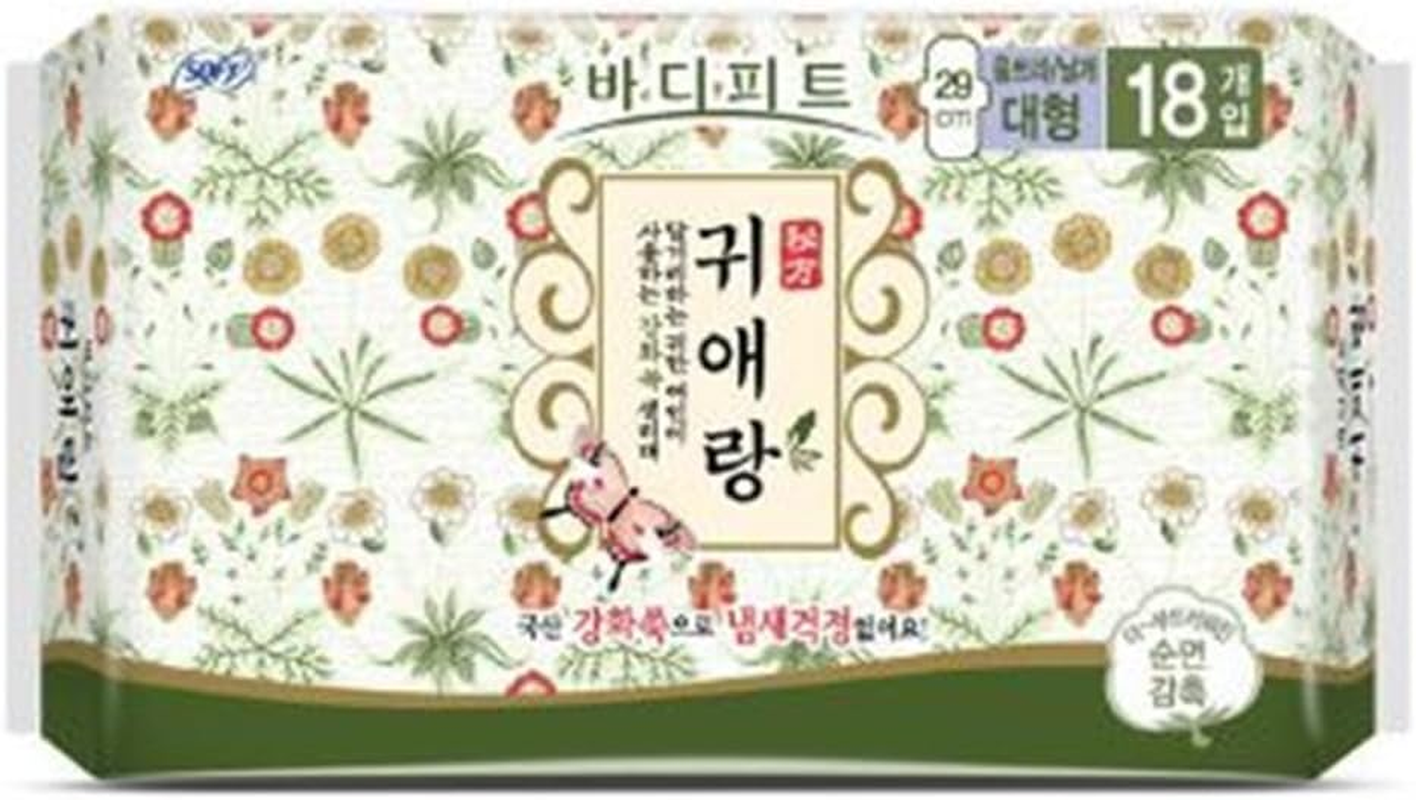 Sofy Body Fit GUIERANG Korea Herbal Sanitary Pads 18Ea (Large 29Cm) image number 1