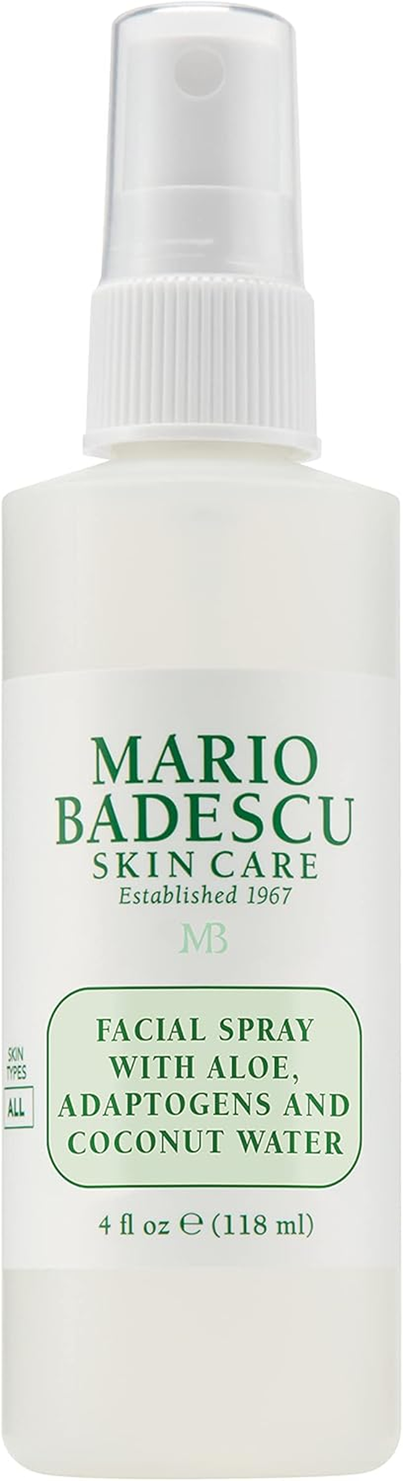 Mario Badescu Setting Facial Spray Mist with Aloe & Coconut Water, Refreshing and Hydrating Collagen Stimulating Makeup Spray, Alcohol Free, Fragrance Free, Dye & Sulfate Free, 4 Fl Oz image number 3