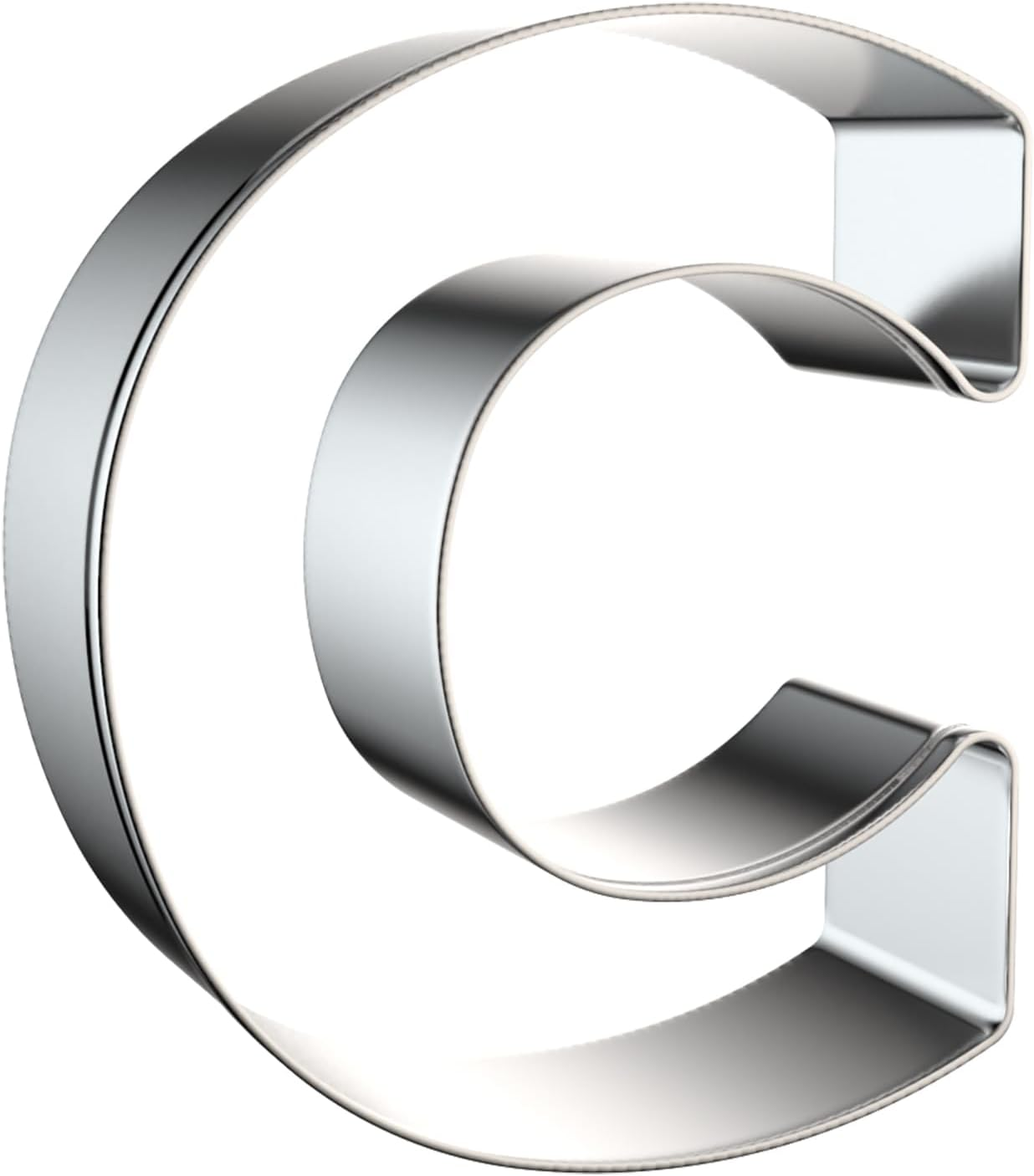 26PCS Alphabet Letters Cookie Cutters, 3 Inch Stainless Steel Metal Biscuit Mold Cookie Cutter for Parties image number 4